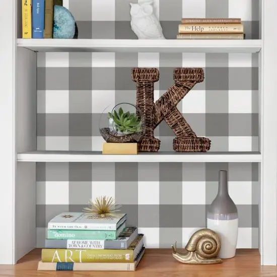 InHome Homestead Plaid Peel & Stick Wallpaper {7}