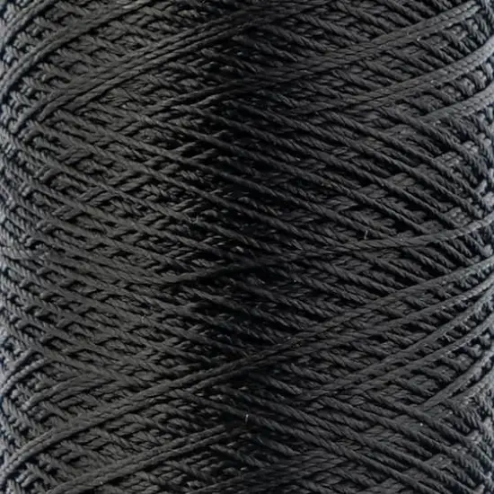 Gudebrod 0.015" 3 Ply Waxed Thread, 500ft. Black {4}