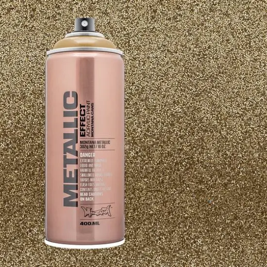 Montana&trade; Cans Metallic Effect Spray Paint, 400mL Gold {4}