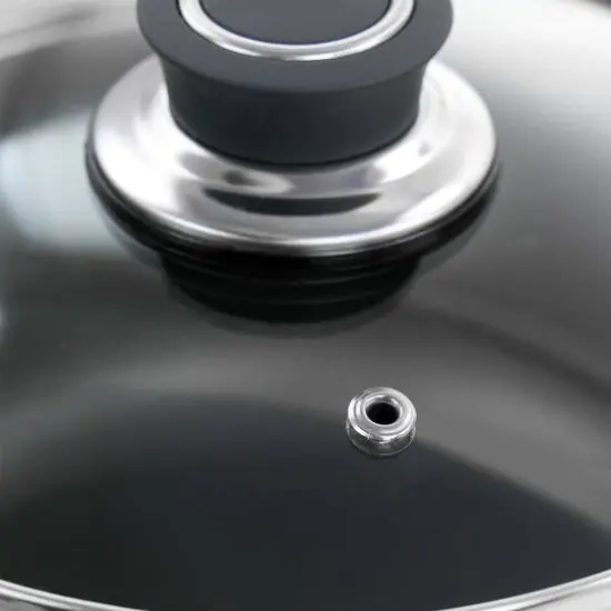 Oster Legacy 2.5qt. Gray Aluminum Nonstick Saucepan {7}