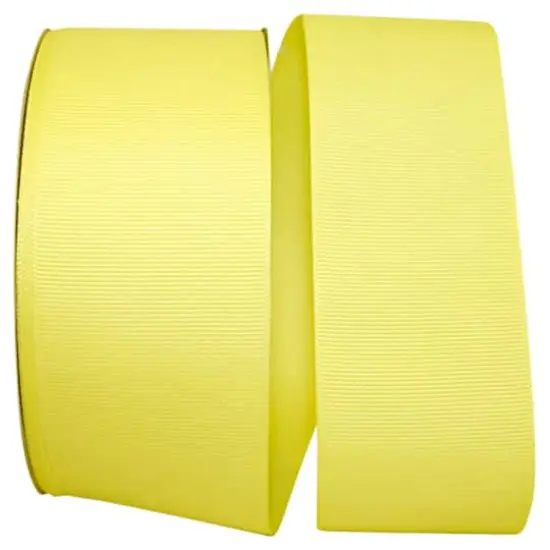JAM Paper 2.25" Grosgrain Texture Ribbon Baby Maize {1}