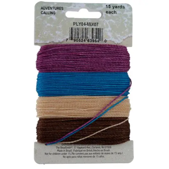 Beadsmith&reg; Knot-it!&trade; Waxed Brazilian Cord Adventures Calling {5}