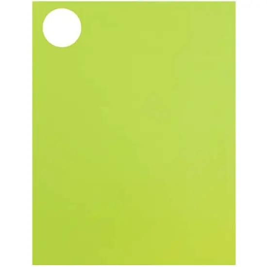 JAM Paper Circular Seal & Rectangular Mailing Address Label Combo Set Lime Green {7}