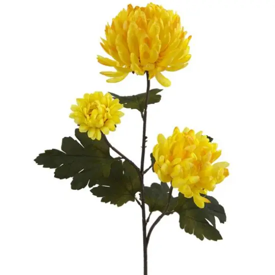 Chrysanthemum Flower Spray, 12ct. Yellow {3}