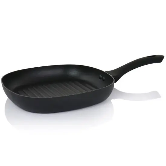 Oster Ashford Black Nonstick Aluminum 10" Grill Pan {5}