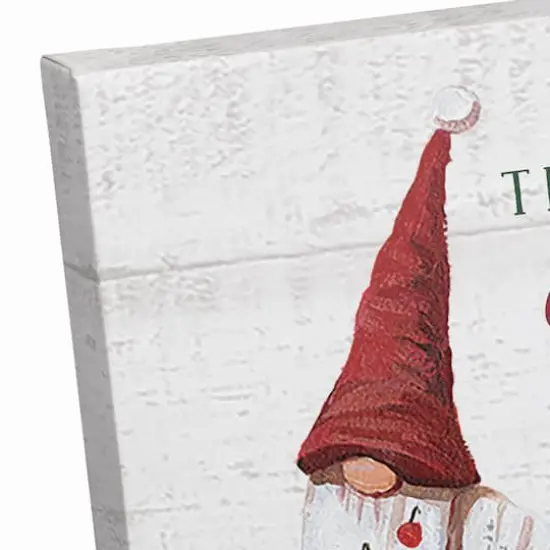No Place Like Gnome for the Holidays Canvas Wall Art {6}