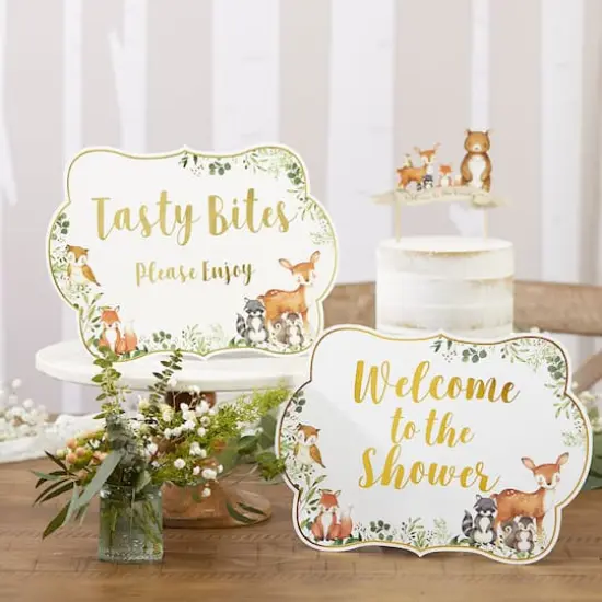 Kate Aspen&reg; Woodland Baby D&eacute;cor Sign Kit Set {4}