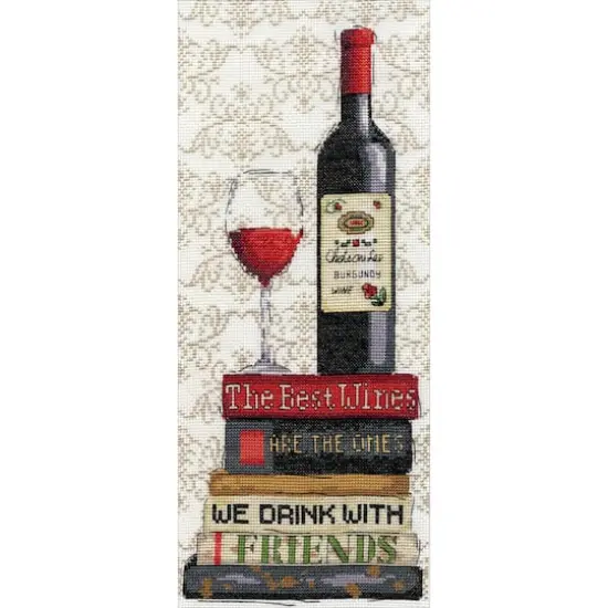Design Works&trade; Red Wine Counted Cross Stitch Kit {3}