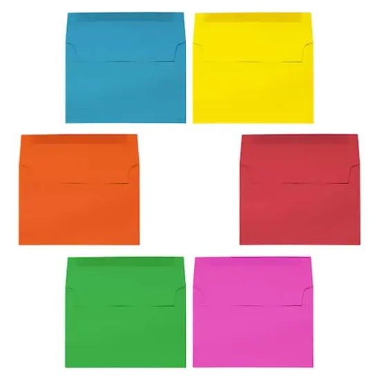 JAM Paper A8 Assorted Color Invitation Envelopes, 150ct. {4}