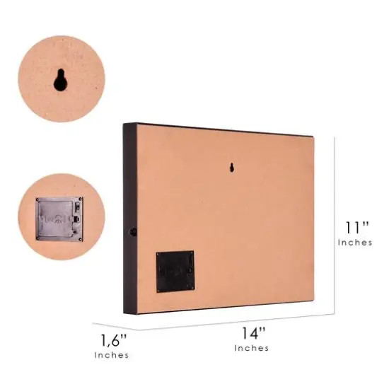 American Art Decor Tipsy Printed Cheers LED Light Box Wall Sign - 14" x 11" x 1.6" {9}