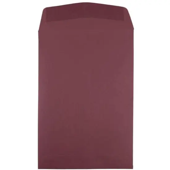 JAM Paper 6" x 9" Open End Catalog Premium Envelopes, 25ct. Burgundy {4}