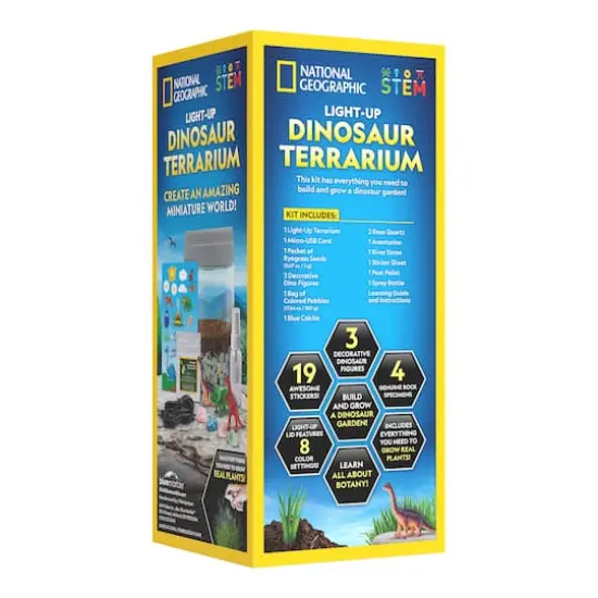 National Geographic&trade; Light-Up Dinosaur Terrarium {6}
