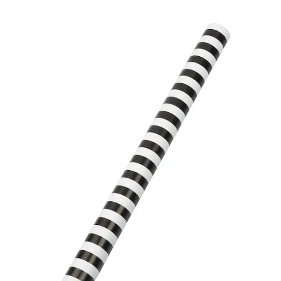 JAM Paper Striped Gift Wrap, 2ct. Black and White {4}
