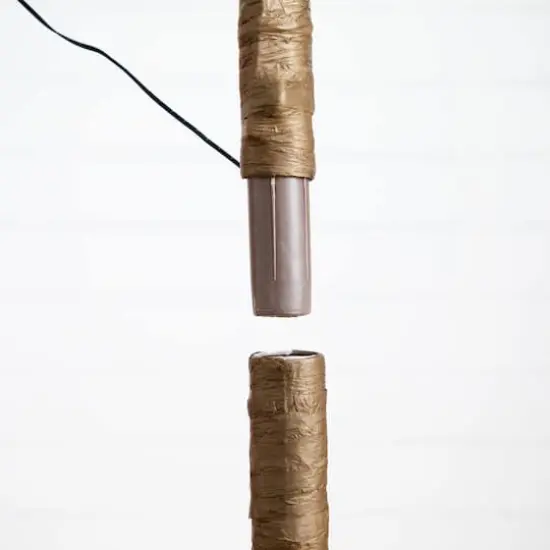 5ft. Pre-Lit Green Autumn Oak Artificial Fall Tree with 200 Warm White LED Lights {6}