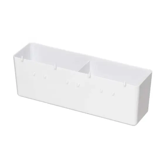 Medium White Pegboard Storage Bin by Simply Tidy&reg; {4}