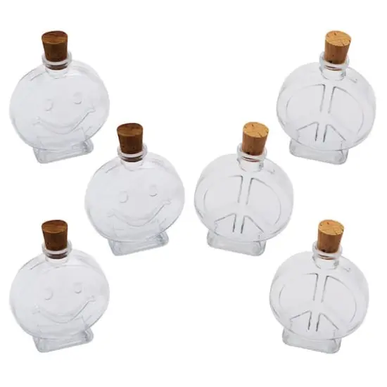 S&S Worldwide&reg; Smile & Peace Sand Art Bottles, 6ct. {1}