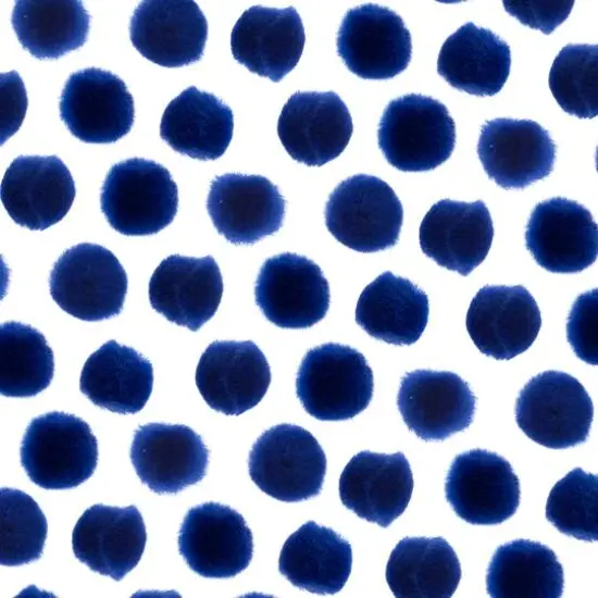 John Bead 1/2" Pom Poms, 100ct. Royal Blue {1}