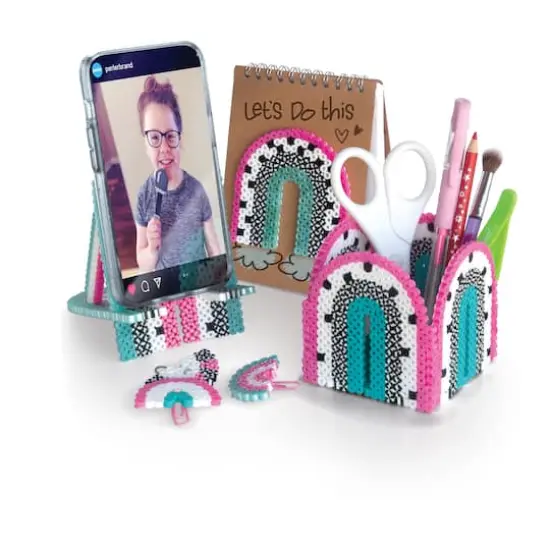Perler&reg; Bead DIY Desk Accessory Kit {6}