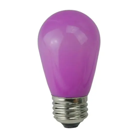 Opaque LED S14 Replacement Bulbs, 25ct. Purple {2}