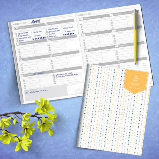 Golden Design Food & Fitness Weekly Healthy Living Planner {4}