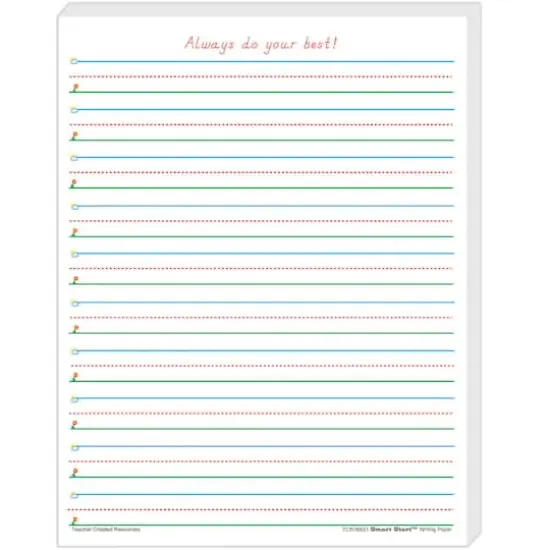 Teacher Created Resources&reg; Smart Start 1-2 Writing Paper, 2 Packs of 100 {3}