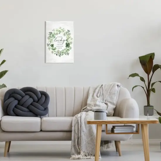 Stupell Industries Irish is Lucky Enough Wreath Wall Plaque Art {3}