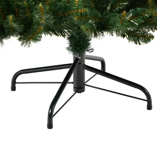 7ft. Pre-Lit Northern Rocky Spruce Artificial Christmas Tree, Clear LED Lights {5}