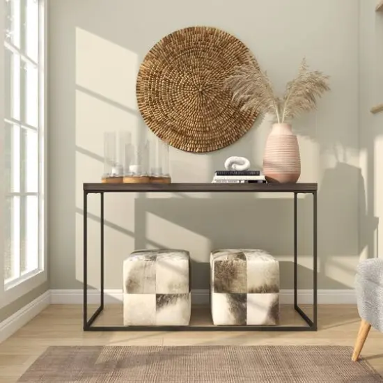 Brown Overlapping Reclaimed Wood Wall D&eacute;cor {3}