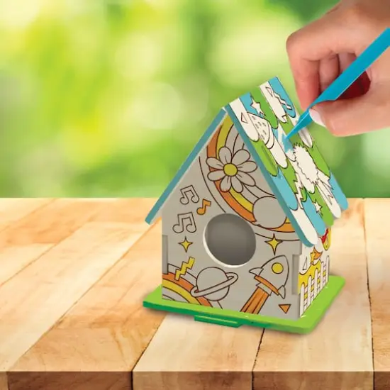 Color Zone&reg; Doodle Birdhouse Kit {3}
