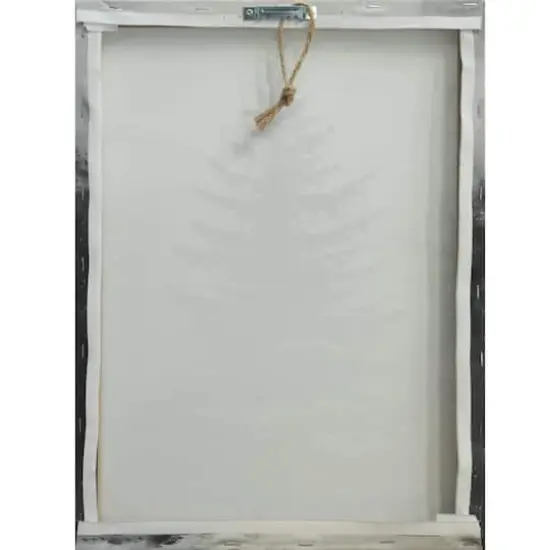 12" x 16" Black & White Snowy Tree Canvas Wall D&eacute;cor by Ashland&reg; {6}