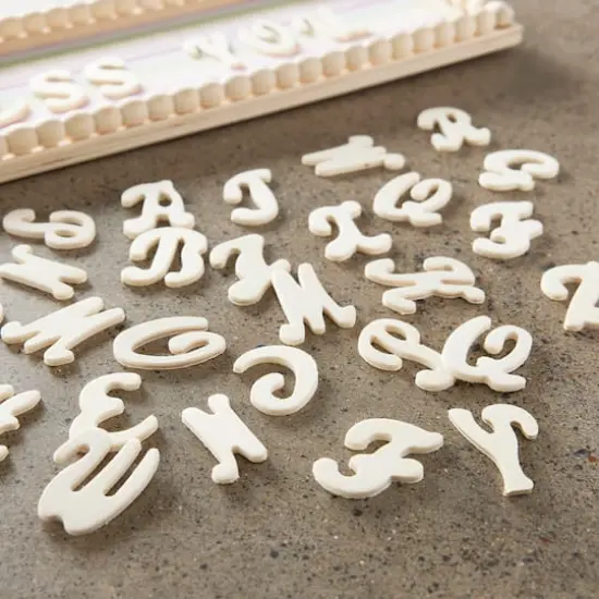 1.5" Punch Cut Script Letters by Make Market&reg; {3}