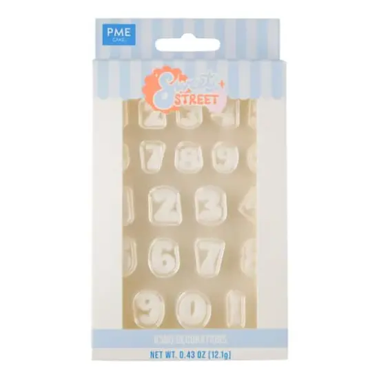 PME Cake Sweet Street&trade; Numbers Icing Decorations {3}