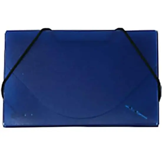 JAM Paper Plastic Business Card Holder Case Ice Blue Frosted {1}