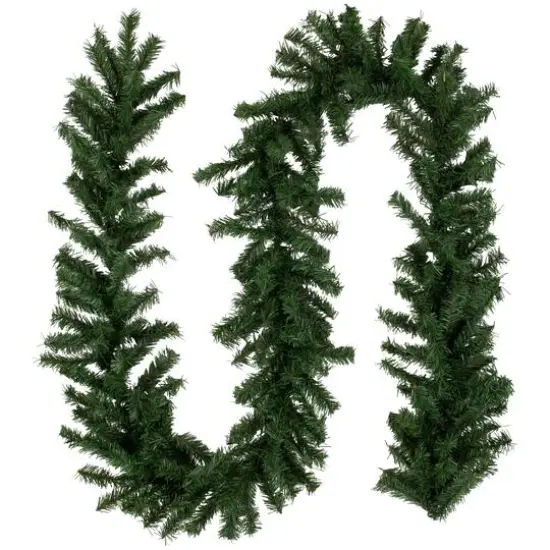 9ft. Artificial Christmas Canadian Pine Garland {7}