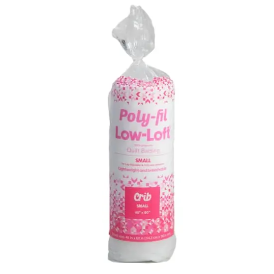 Poly-Fil Low Loft&reg; 45" x 60" Crib Polyester Quilt Batting {1}