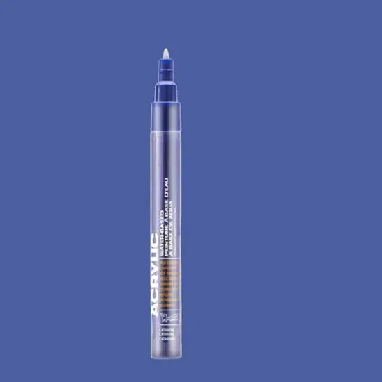 Montana Acrylic Paint Marker, Extra Fine Shock Blue Dark {4}