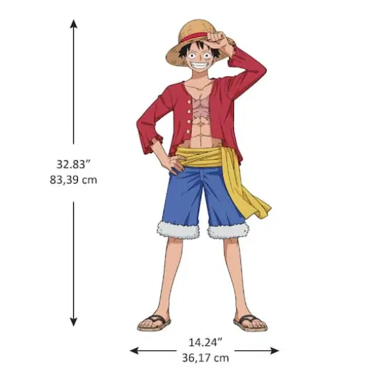 RoomMates One Piece Luffy Giant Peel & Stick Wall Decals {7}