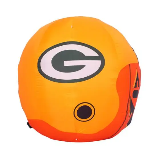 Sporticulture 4ft. Inflatable NFL Team Pride Jack-O' Helmet Green Bay Packers {5}