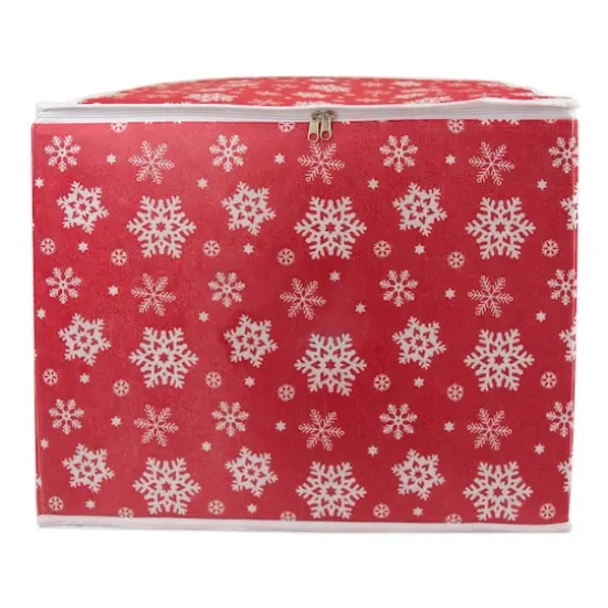DII&reg; Snowflake Print Large Ornament Storage {7}