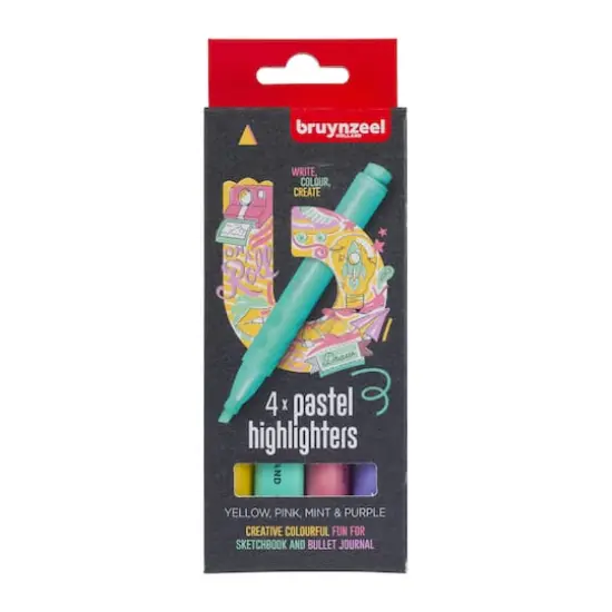 Bruynzeel Pastel Colors Highlighter Set {1}