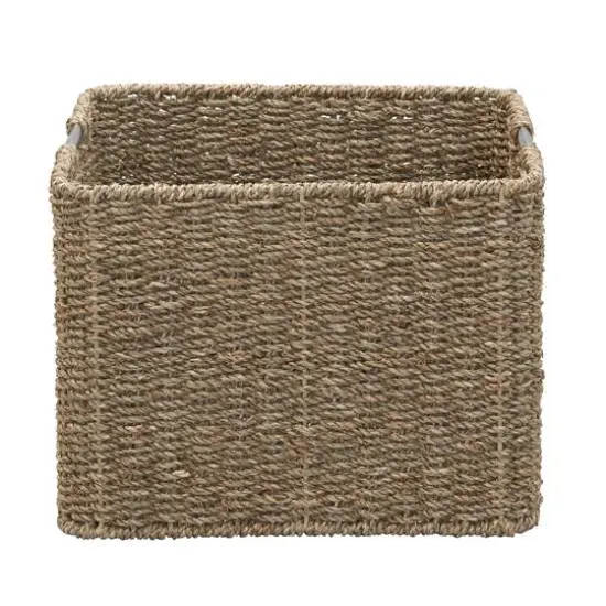 Household Essentials Seagrass Square Wicker Basket  {7}
