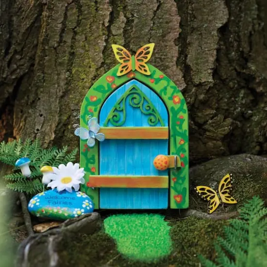 Creativity for Kids&reg; Butterfly Fairy Door Kit {5}