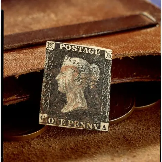 American Coin Treasures Penny Black Stamp {3}