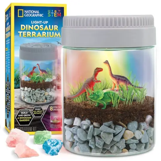National Geographic&trade; Light-Up Dinosaur Terrarium {3}