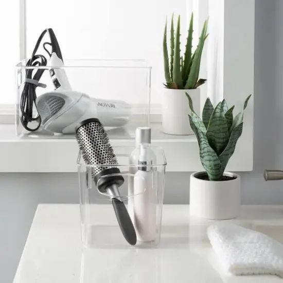 Simplify Small Square Horizontal Clear Organizer {6}