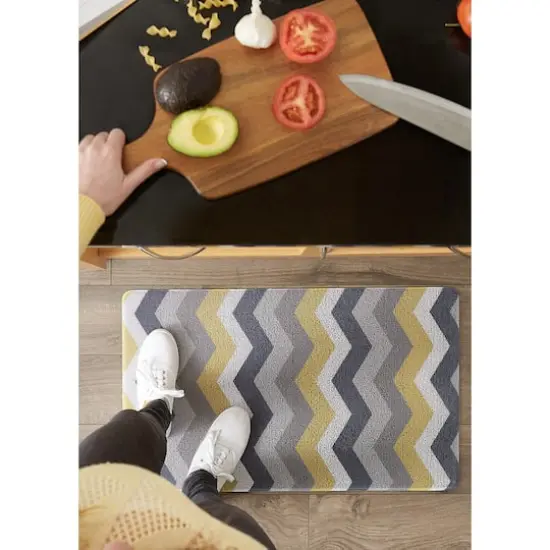 Chevron Tufted Mat {5}