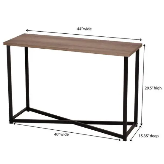 Household Essentials Jamestown 30" Console Table Ashwood {6}