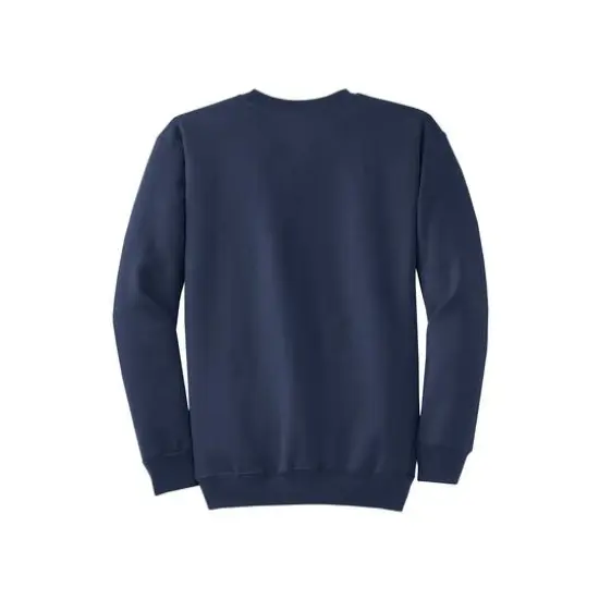 Port & Company&reg; Brights Core Fleece Crewneck Sweatshirt Navy {5}