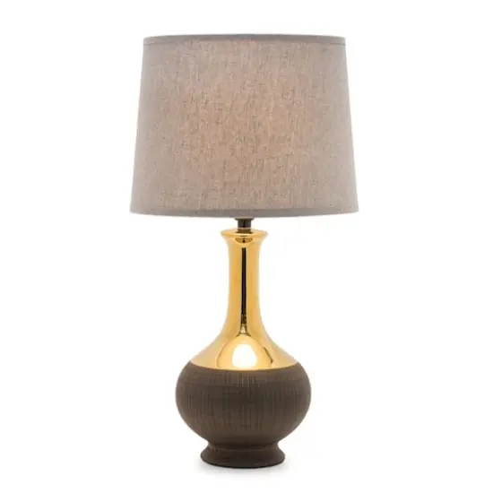 22" Two-Tone Ceramic Lamp {1}