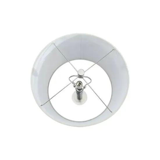 Hello Honey&reg; 28.7" Faceted Aged Pewter Metal Column Table Lamp {5}